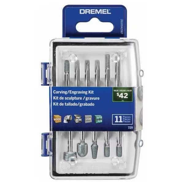 RotaryToolAccessoryKit, 11pcs, w/Case