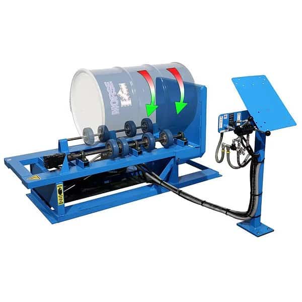 Drum Roller, Hydraulic Lift Drum Loading