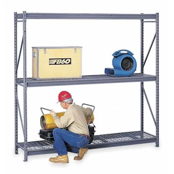 Starter Bulk Storage Rack, 36 in D, 60 in W, 3 Shelves, TENNSCO, Mfr# 6940