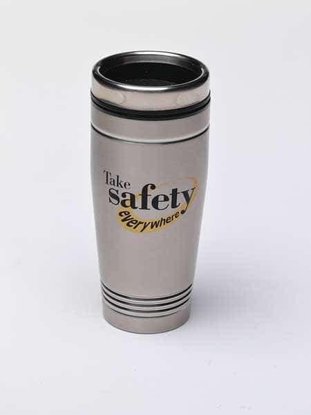 Travel Mug, Take Safety Everywhere, 18 oz.