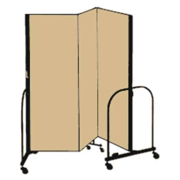 Partition, 5 Ft 9 In W x 5 Ft H, Beige