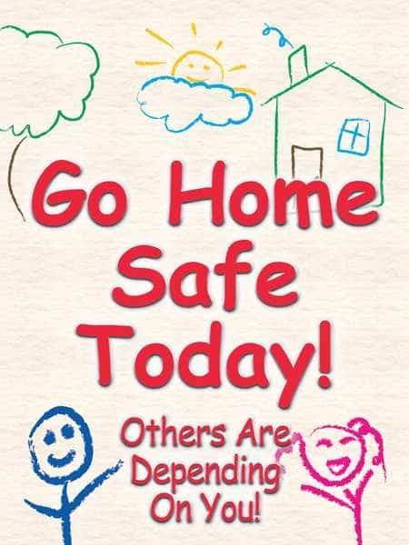 Safety Poster,22 in x 17 in,Plastic, Mfr#: SP124507L, ACCUFORM