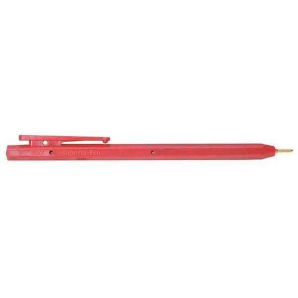 Metal Detectable Stick Pen, Red, PK50