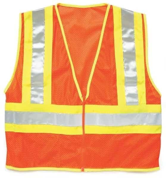 2XL Class 2 High Visibility Vest, Orange