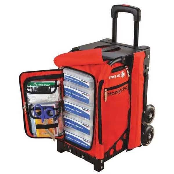 Modular First Aid Station, Polyester Bag, 274 Components, 50 People Served