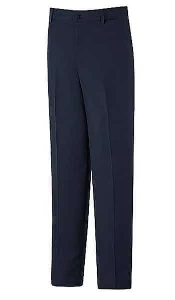 Men's Industrial Work Pants, 34 in, Navy, Cotton/Polyester