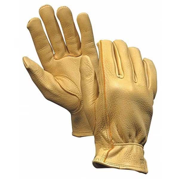 Womens Glove, Leather, Deerskin, Large, PR, KINCO, Mfr# 90W-L