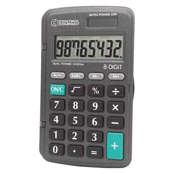 Calculator, Pocket, 4-1/4 In.