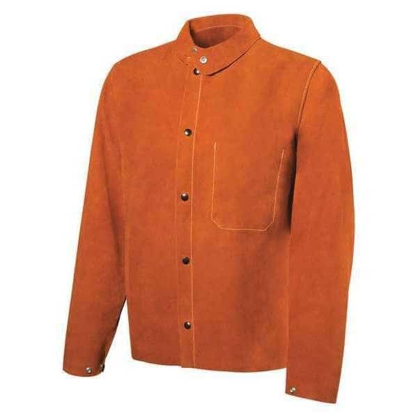 Welding Jacket, M, 30", Brown