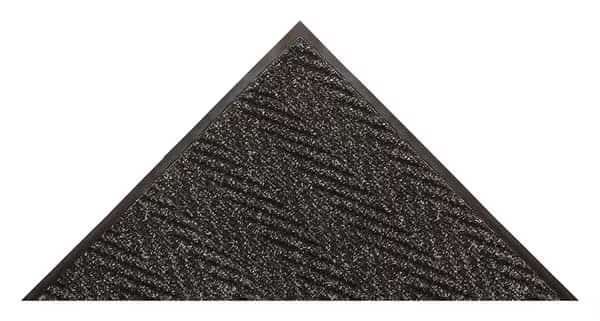 Entrance Mat, Polypropylene, 3/8 in Thick, Charcoal, 6 ft W x 8 ft L
