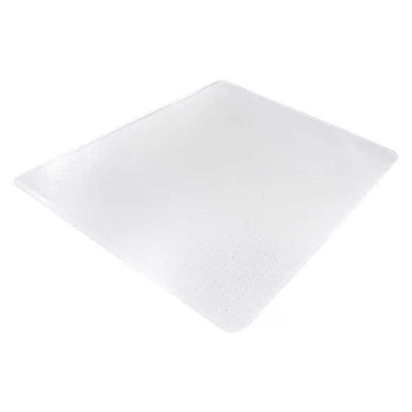 Chair Mat 36"x48", Traditional Lip Shape, Clear, for Carpet