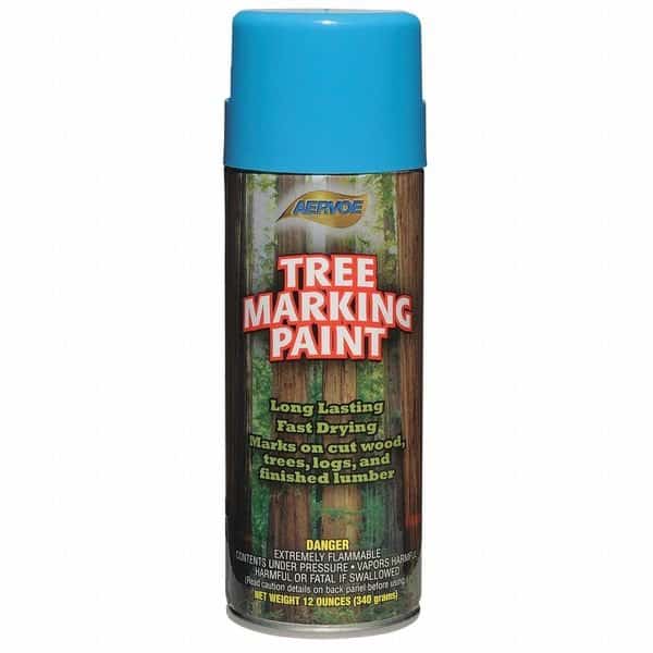 Tree Marking Paint, 12 oz., Blue, Solvent -Based
