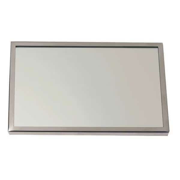 Framed Mirror,SST,Aluminum,24x36 In, Mfr#: AL2436G, SEE ALL INDUSTRIES