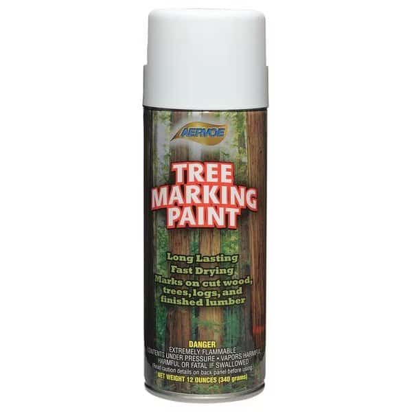 Tree Marking Paint, 12 oz., White, Solvent -Based