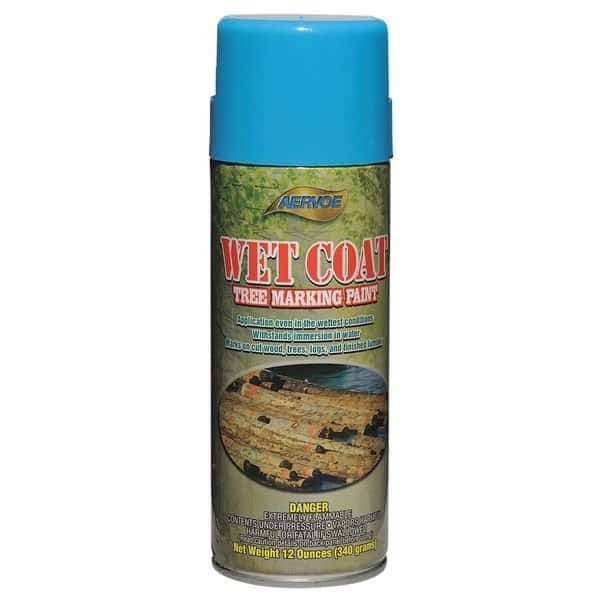 Tree Marking Paint, 12 oz., Blue, Solvent -Based, Aervoe, Mfr#: 695