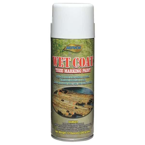 Tree Marking Paint, 12 oz., White, Solvent -Based