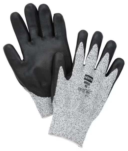 Cut Resistant Coated Gloves, Cut Level 2 , Nitrile/Polyurethane , Smooth , 2XL 1 PR