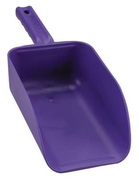 Large Hand Scoop, 6-1/2 In. W, Purple, REMCO, Mfr# 65008