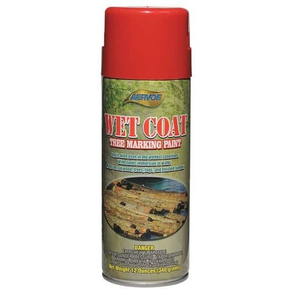 Tree Marking Paint, 12 oz., Red, Solvent -Based