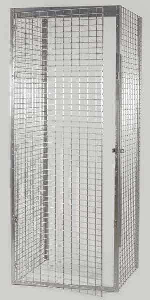 Bulk Storage Locker Starter, 48 in W, 49 in D, 93 in H, Starter, Gray