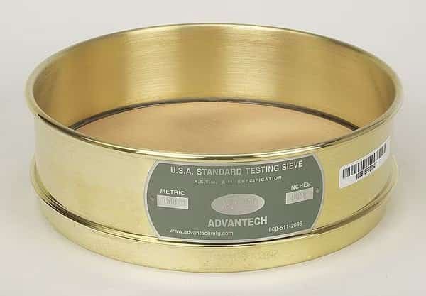 Sieve, No 100, B/B, 8 In, Full Ht