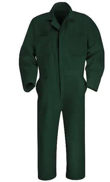Coverall,Chest 50In.,Green, Mfr#: CT10SG RG 50, VF WORKWEAR