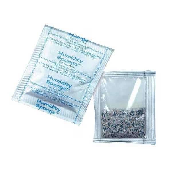 Humidity Sponge,Tyvek Bags,PK40, Mfr#: 3151, CONTROL COMPANY