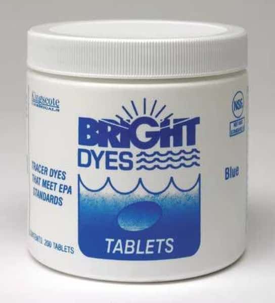 Dye Tracer Tablet,Fl Blue,PK200, Mfr#: 101105, BRIGHT DYES