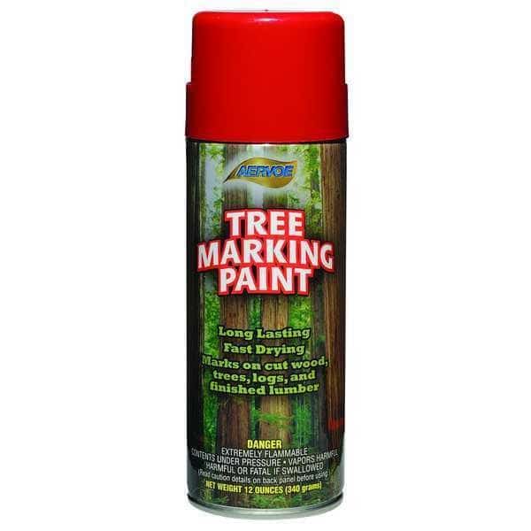 Tree Marking Paint,16 oz,Red, Mfr#: 610, AERVOE