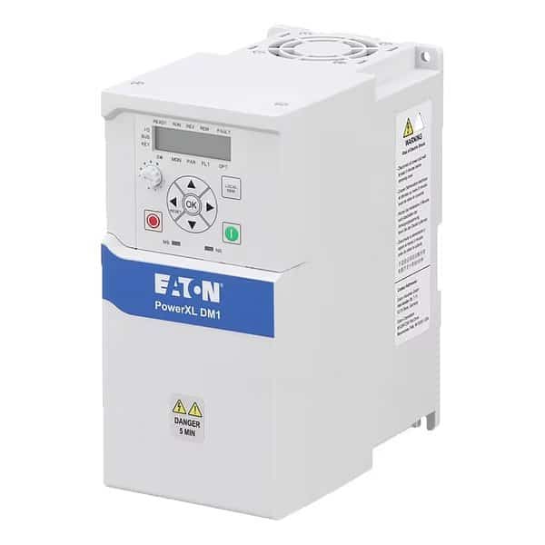 Variable Frequency Drive, Input 120V AC, Eaton, Mfr#: DM1-113D0EB-S20S