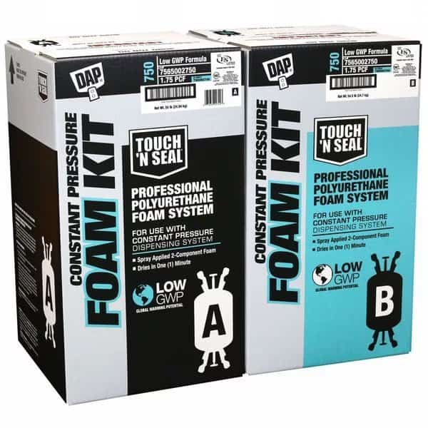 Insulating Spray Foam Sealant, Gun Application Method Cylinder, Cream, 1:1 Expansion Ratio