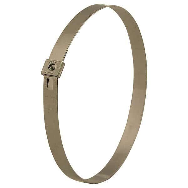 Band Ties, 3/8"W, Cable Tie, 8"Max OD, PK100