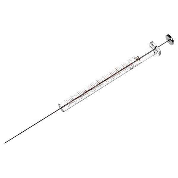Syringe, 25uL, Cemented, Point Style 2, Hamilton, Mfr#: 80200