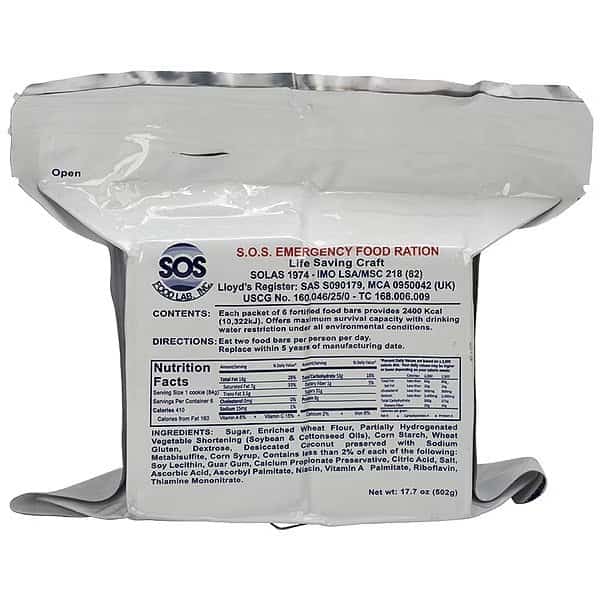 Emergency Food Ration Packet, 17.7 oz