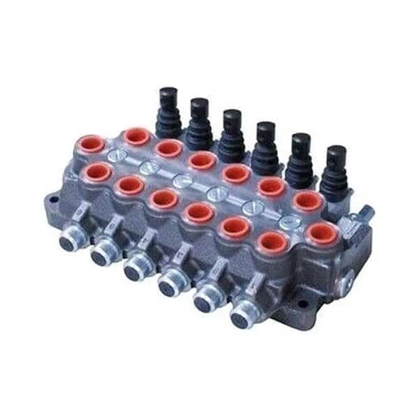 6 Section Parallel Lever Operated Valve, BUCHER HYDRAULICS, Mfr# HDM11P/6