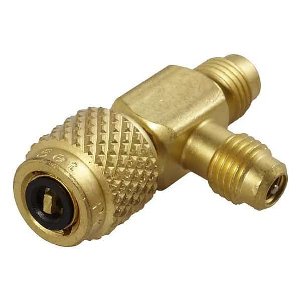 Access Valve Tee, 4 in L, 1 in H, PK3