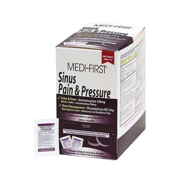 Sinus and Allergy Reliever, Phenylephdrine HCI 5mgmg, 500 Tablets, 250 Doses, PK500