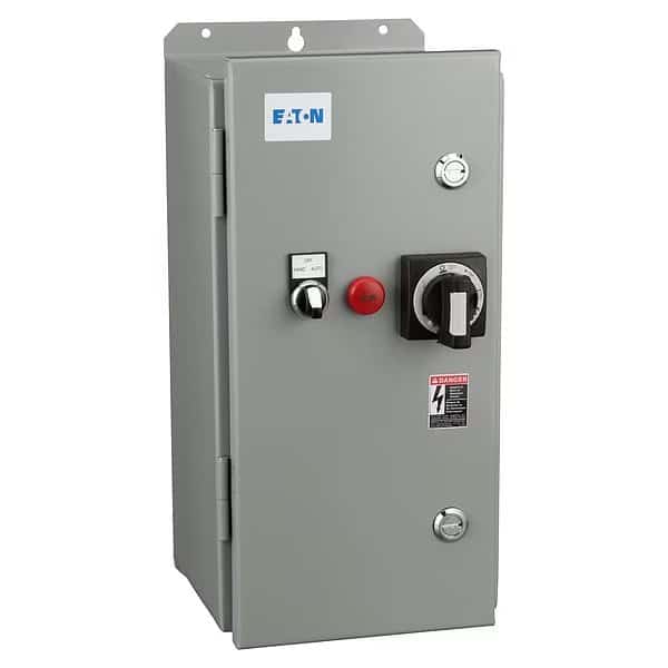 CombMotorStart, Therm, 480VAC, SelectSwtch, EATON, Mfr# ECX77L2CJD-R