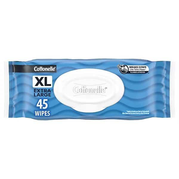Body Wipes, 45 Wipes, Fresh, PK8