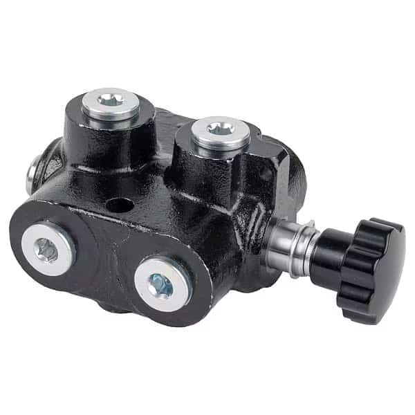 Hydraulic Selector Valve, 20 gpm, Lever