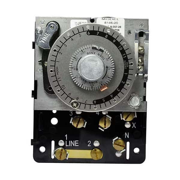 Defrost Timer Control, 208/240V AC, 40 A, SPDT, Heavy Steel, Temperature Or Pressure Termination