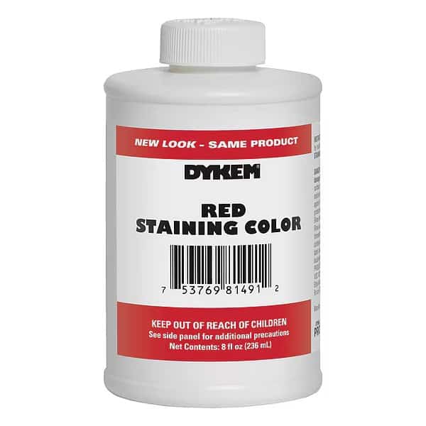Opaque Staining Color, 8 oz, Red