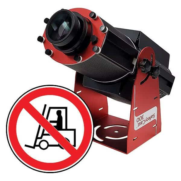 Fixed Image Projector, No Forklift, 9 in W, 34 in H, Wall/Ceiling