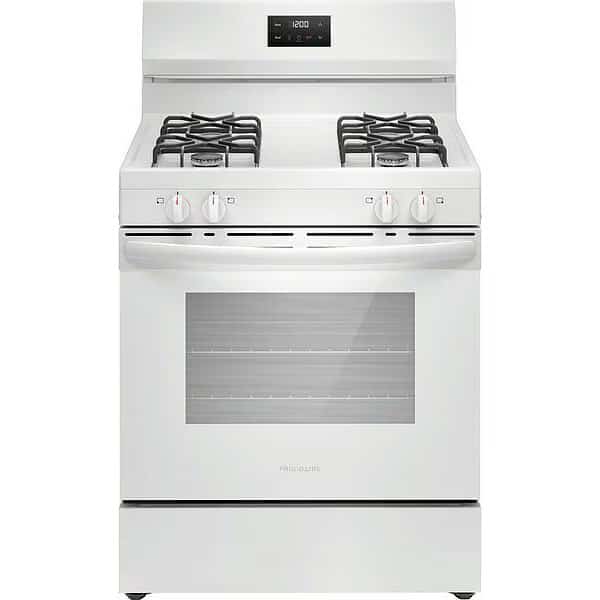 Gas Oven Range, White