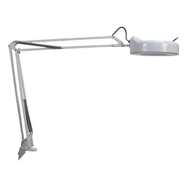 Magnifier Light, White, LED, Two Prong Plug