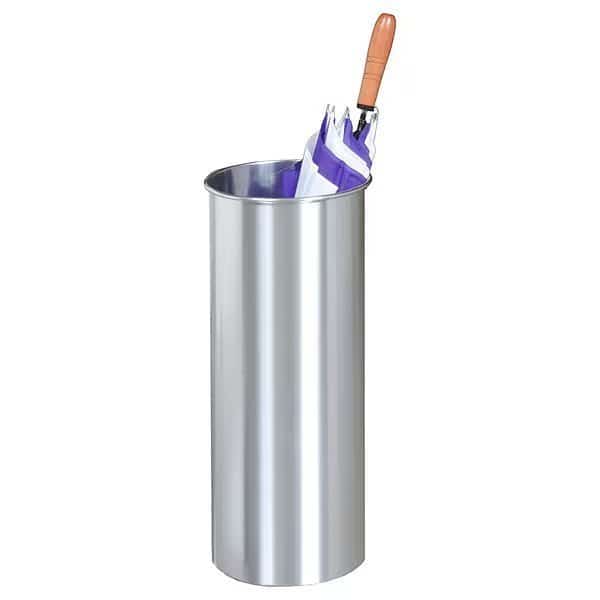 Umbrella Stand, 23 in H, Aluminum
