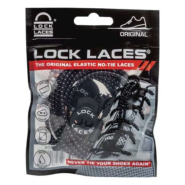 Safety Shoe Laces, Black, 48" L, PR