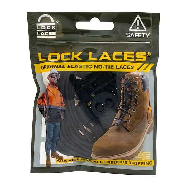 Safety Boot Laces, Black, 72" L, PR