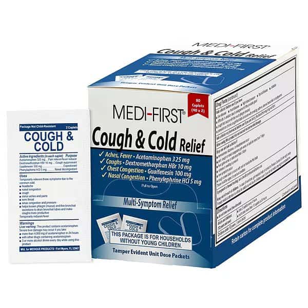 Cough/Cold Reliever, 80ct