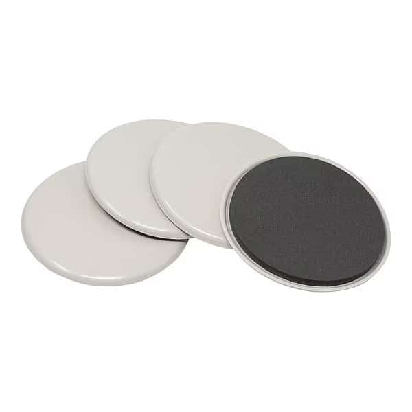 Furniture Glides, Non-Adhesive, Rd, 5", PK4